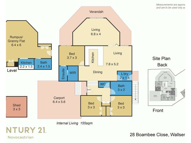 28 Boambee Close, Wallsend NSW 2287 Floorplan