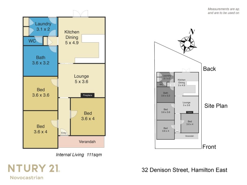 32 Denison Street, Hamilton East NSW 2303 Floorplan