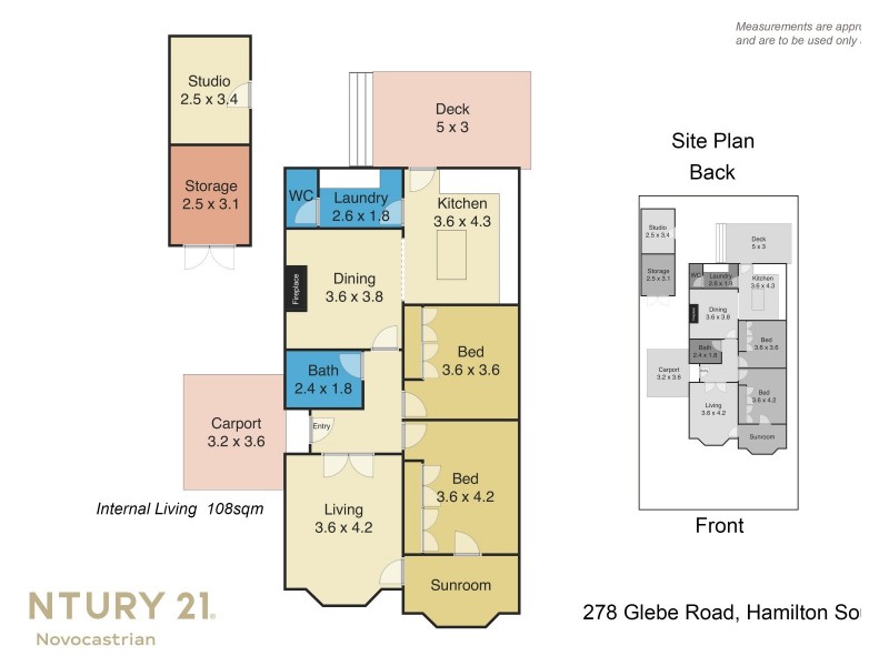 278 Glebe Road, Hamilton South NSW 2303 Floorplan