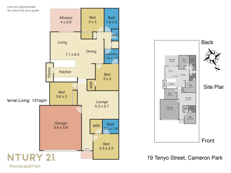 19 Tenyo Street, Cameron Park NSW 2285 Floorplan