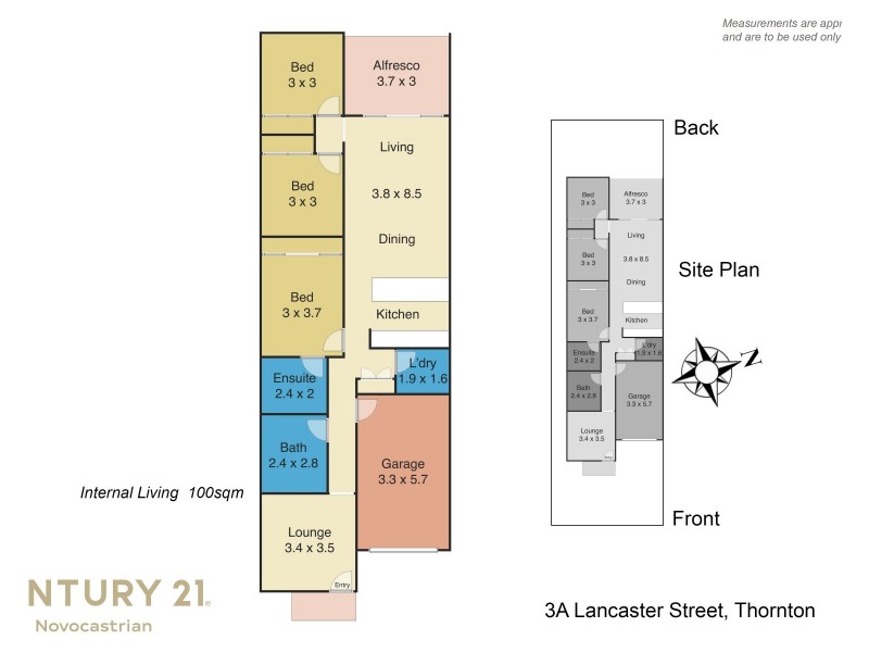 3 Lancaster Street, Thornton NSW 2322 Floorplan
