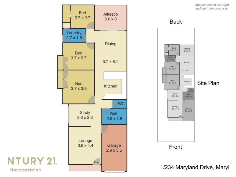 234a Maryland Drive, Maryland NSW 2287 Floorplan