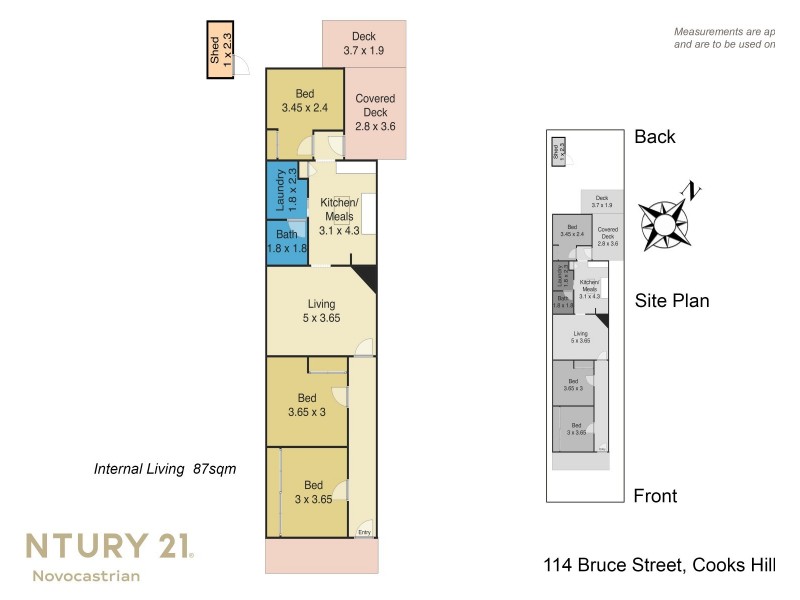 114 Bruce Street, Cooks Hill NSW 2300 Floorplan