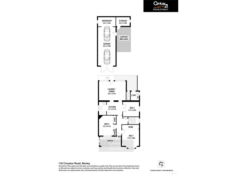 118 Croydon Road, Bexley NSW 2207 Floorplan