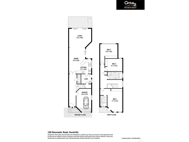 158 Gloucester Road, Hurstville NSW 2220 Floorplan