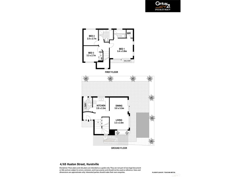 4/65 Hudson Street, Hurstville NSW 2220 Floorplan