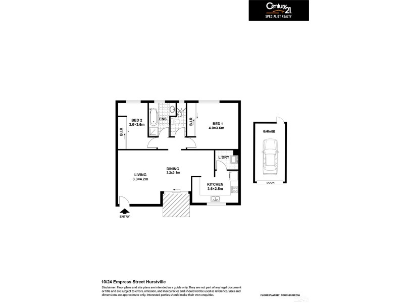 10/24 Empress Street, Hurstville NSW 2220 Floorplan