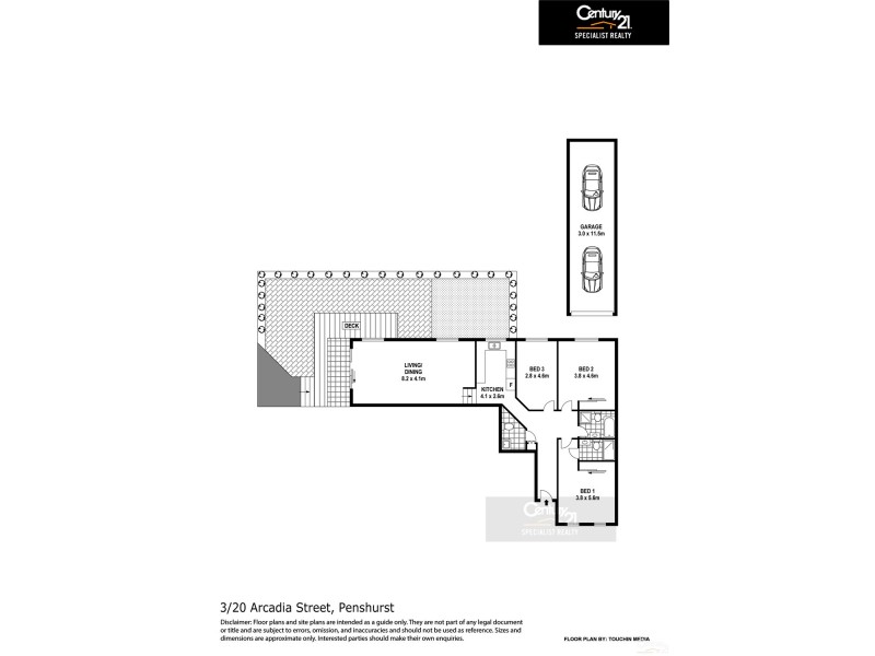 3/20-24 Arcadia Street, Penshurst NSW 2222 Floorplan