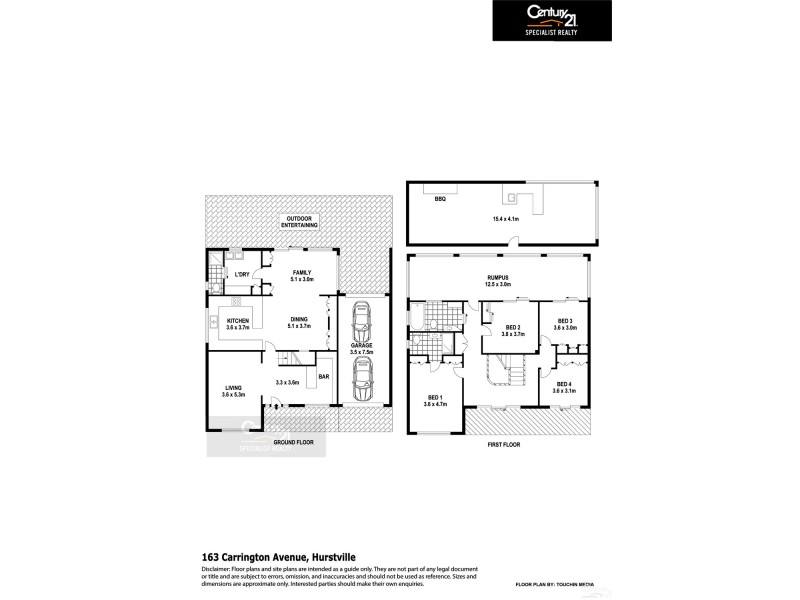 163 Carrington Ave, Hurstville NSW 2220 Floorplan