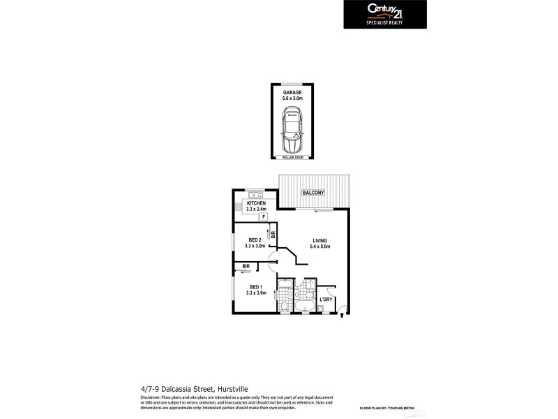 4/7-9 Dalcassia Street, Hurstville NSW 2220 Floorplan