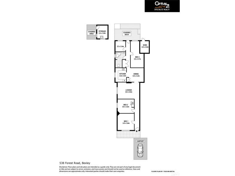 538 Forest Road, Bexley NSW 2207 Floorplan