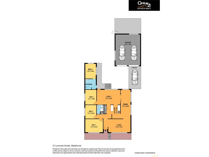 15 Lynwood Street, Blakehurst NSW 2221 Floorplan