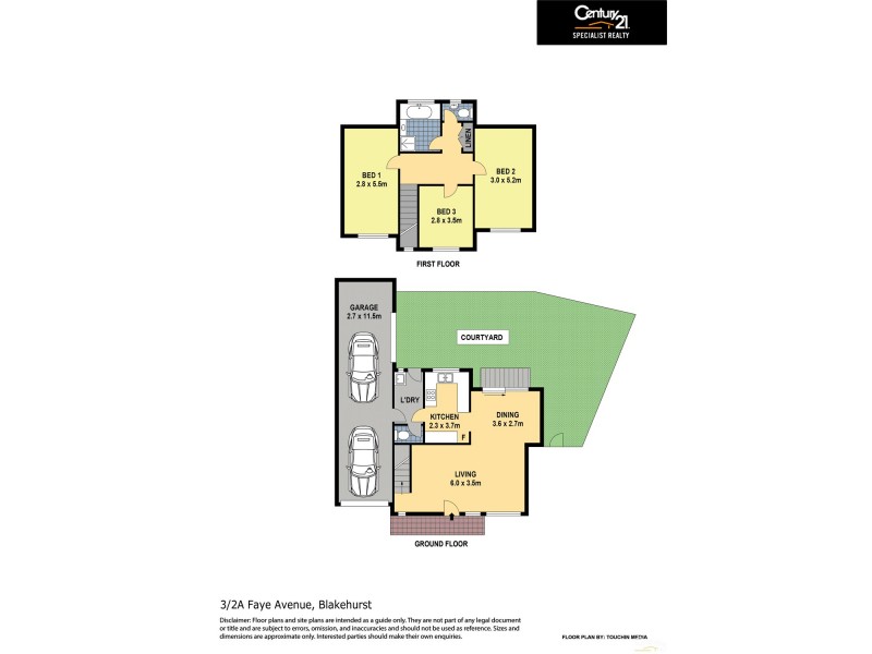 3/2A Faye Avenue, Blakehurst NSW 2221 Floorplan