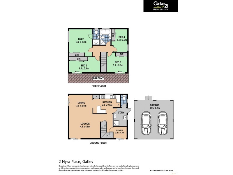 2 Myra Place, Oatley NSW 2223 Floorplan
