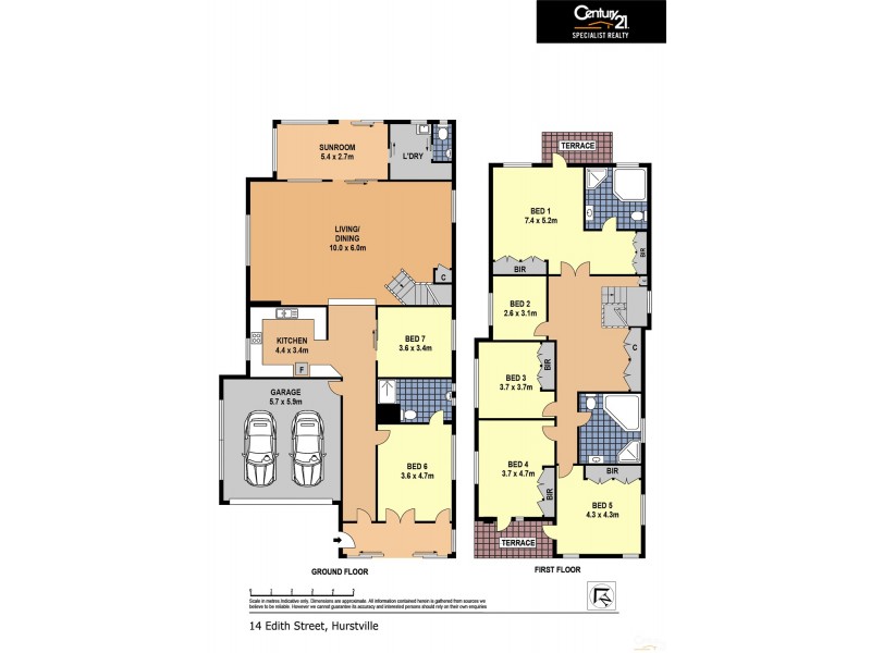 14 Edith Street, Hurstville NSW 2220 Floorplan
