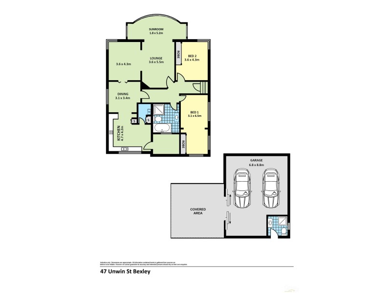 47  Unwin Street, Bexley NSW 2207 Floorplan