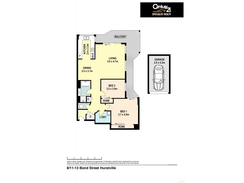 8/11-15 Bond Street, Hurstville NSW 2220 Floorplan