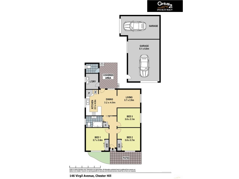 146 Virgil Avenue, Chester Hill NSW 2162 Floorplan