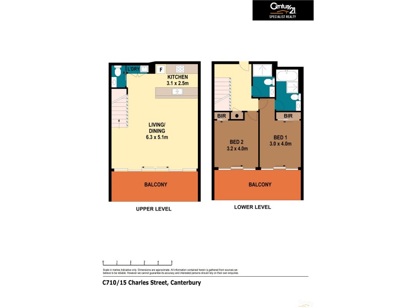 c710/15 Charles Street, Canterbury NSW 2193 Floorplan