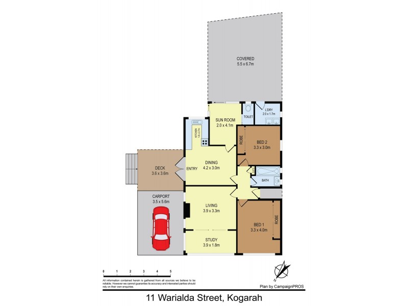 11 Warialda Street, Kogarah NSW 2217 Floorplan