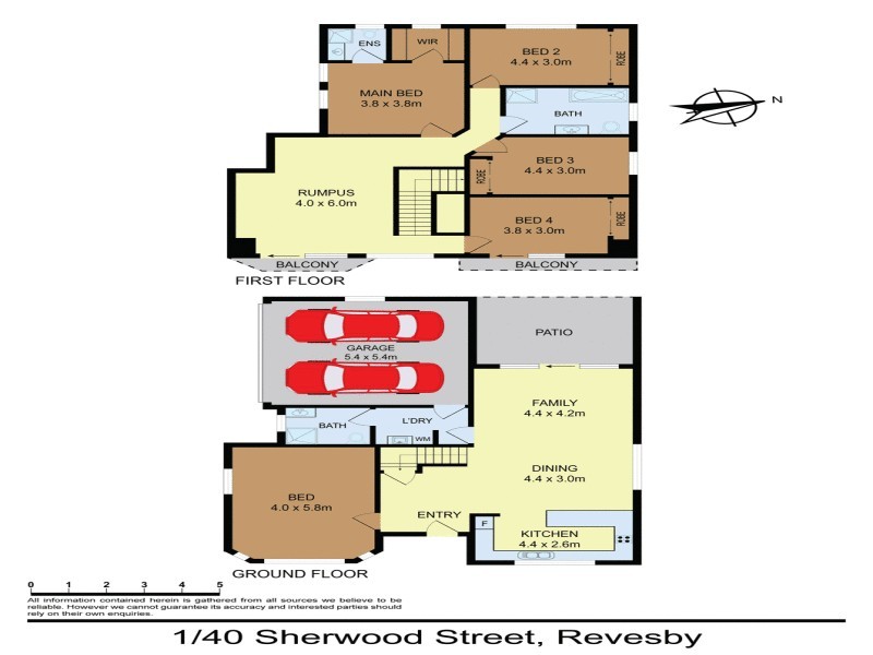 1 / 40  Sherwood Street, Revesby NSW 2212 Floorplan