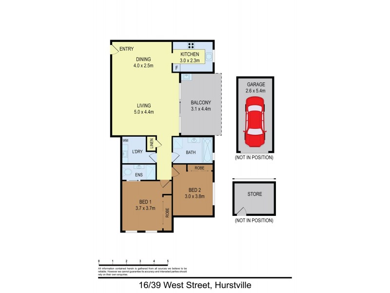 16/39 West Street, Hurstville NSW 2220 Floorplan