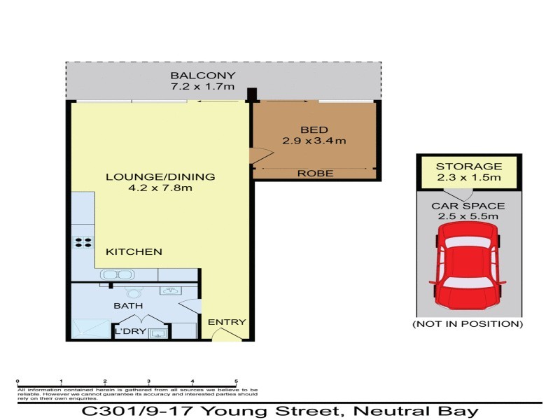 301 / 9-17 Young Street, Neutral Bay NSW 2089 Floorplan