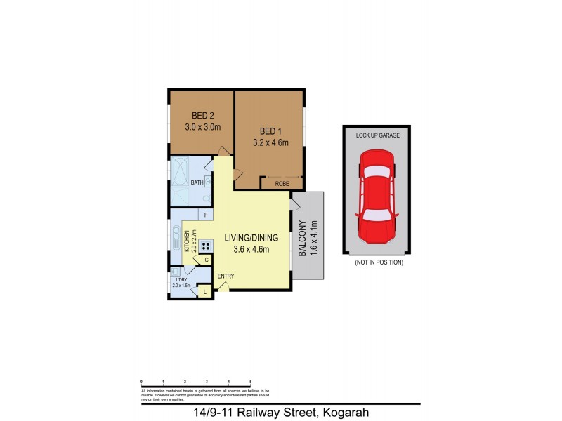 14/9-11 Railway Street, Kogarah NSW 2217 Floorplan