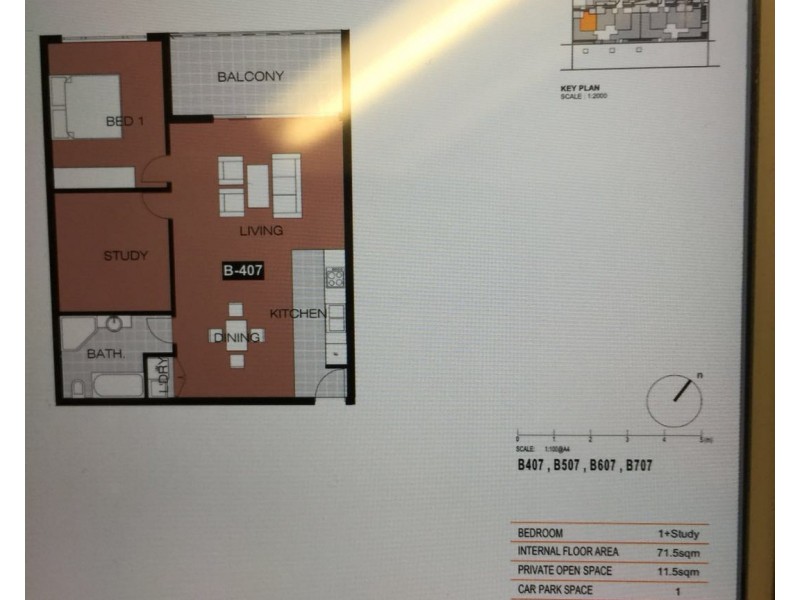 B407/40-50 Arncliffe Street, Wolli Creek NSW 2205 Floorplan