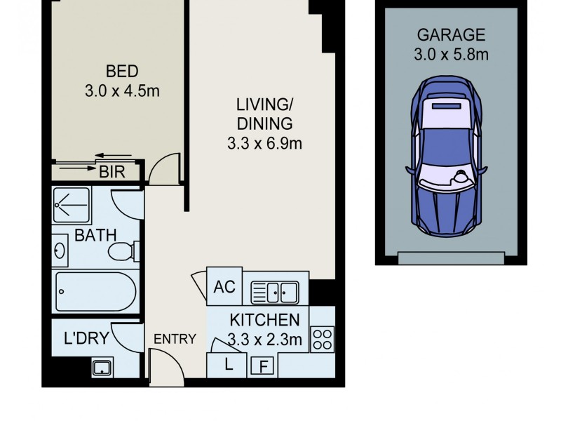 146/323 Forest Road, Hurstville NSW 2220 Floorplan