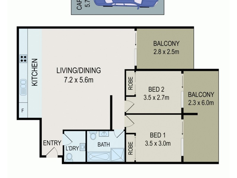 17/695-697 Punchbowl Road, Punchbowl NSW 2196 Floorplan