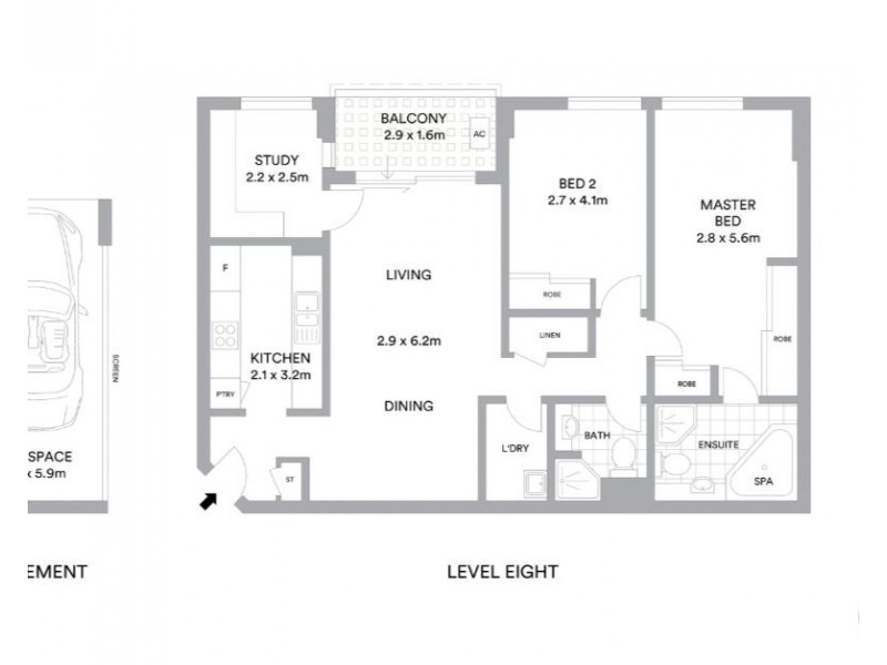 71/12-22 Dora Street, Hurstville NSW 2220 Floorplan