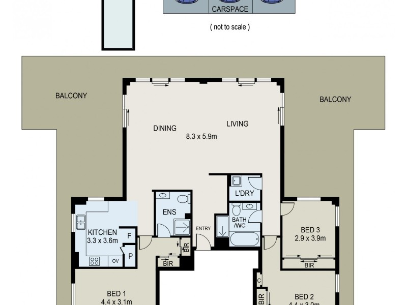 55/23-29 MacMahon Street, Hurstville NSW 2220 Floorplan