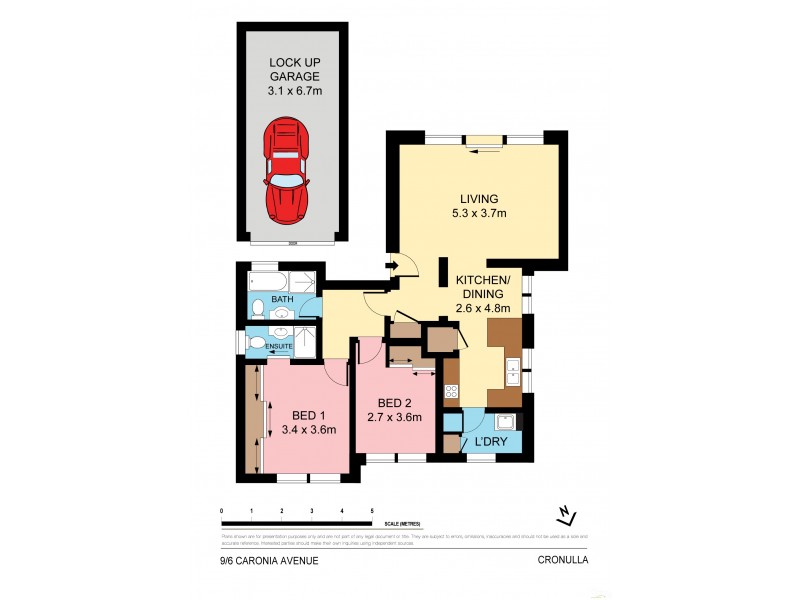 9/6 Caronia Avenue, Cronulla NSW 2230 Floorplan