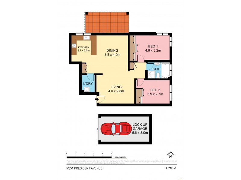 5/351 President Avenue, Gymea NSW 2227 Floorplan