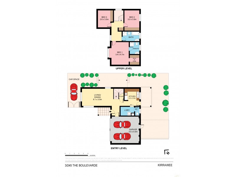 3/245 The Boulevarde, Miranda NSW 2228 Floorplan
