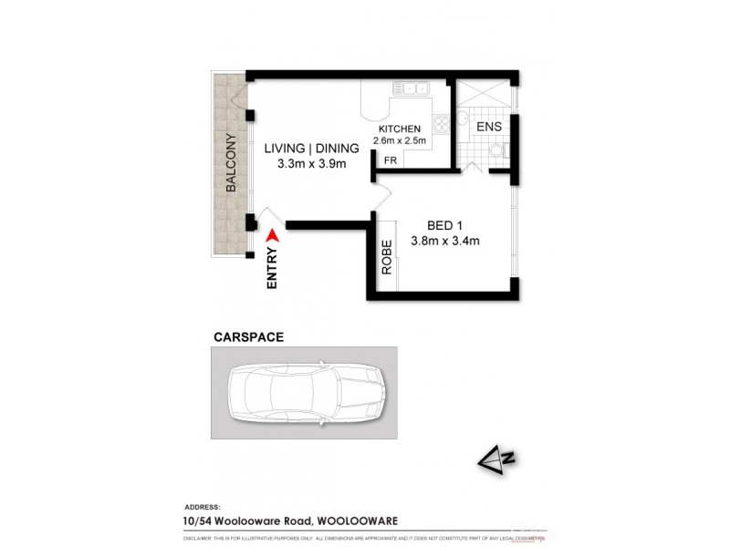 10/54 Woolooware Road, Woolooware NSW 2230 Floorplan