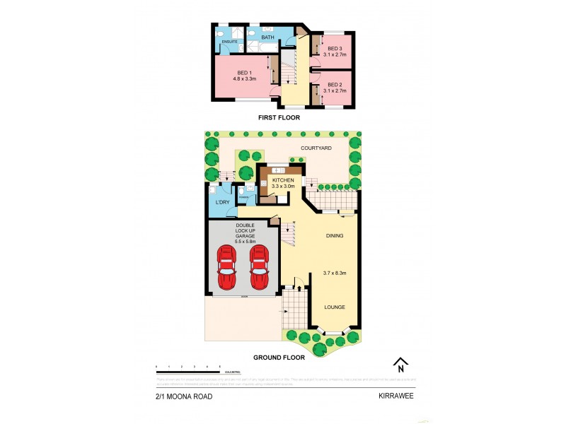 2/1  Moona Rd, Kirrawee NSW 2232 Floorplan