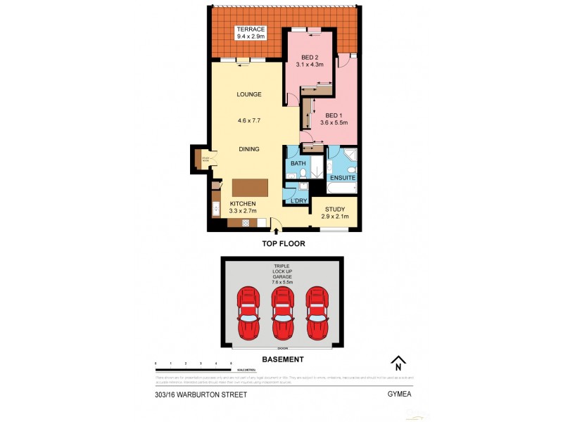 303/16 Warburton Street, Gymea NSW 2227 Floorplan