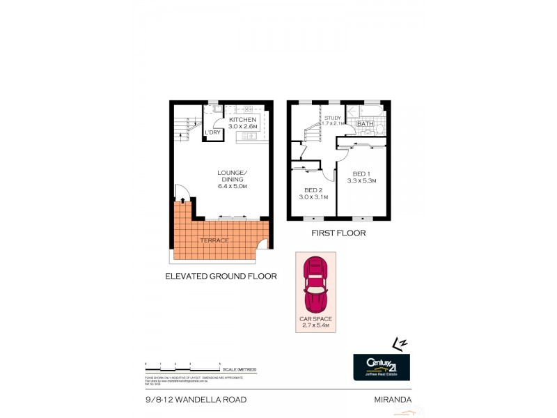9/8-12 Wandella Road, Miranda NSW 2228 Floorplan