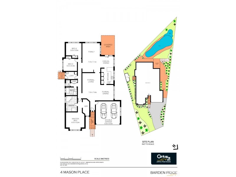 4 Mason Place, Barden Ridge NSW 2234 Floorplan