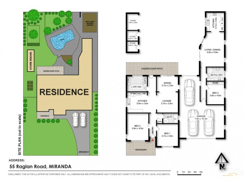 55 Raglan Road, Miranda NSW 2228 Floorplan