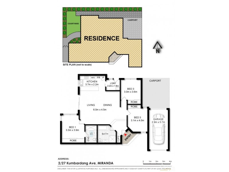 2/27 Kumbardang Avenue, Miranda NSW 2228 Floorplan