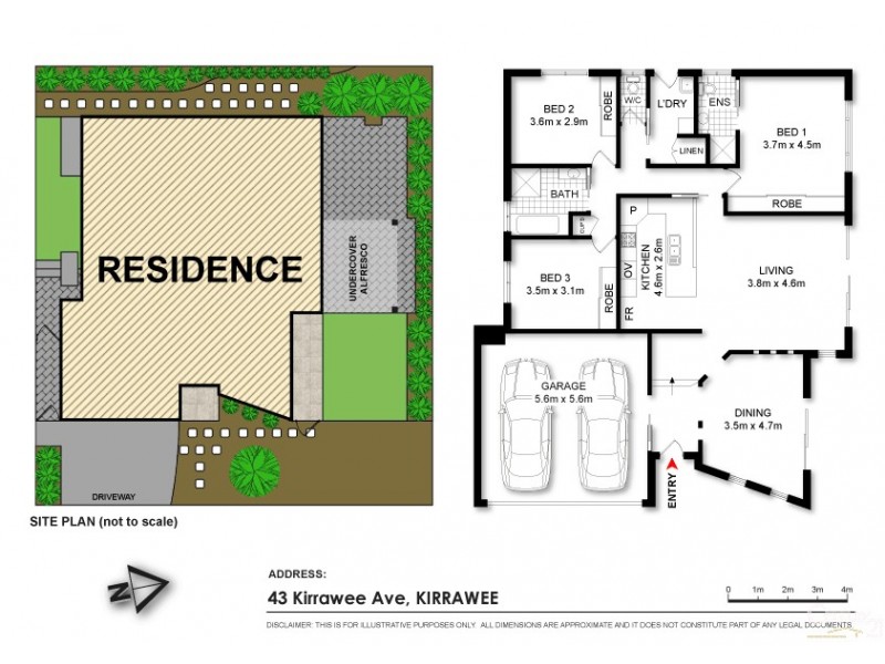 43 Kirrawee Avenue, Kirrawee NSW 2232 Floorplan