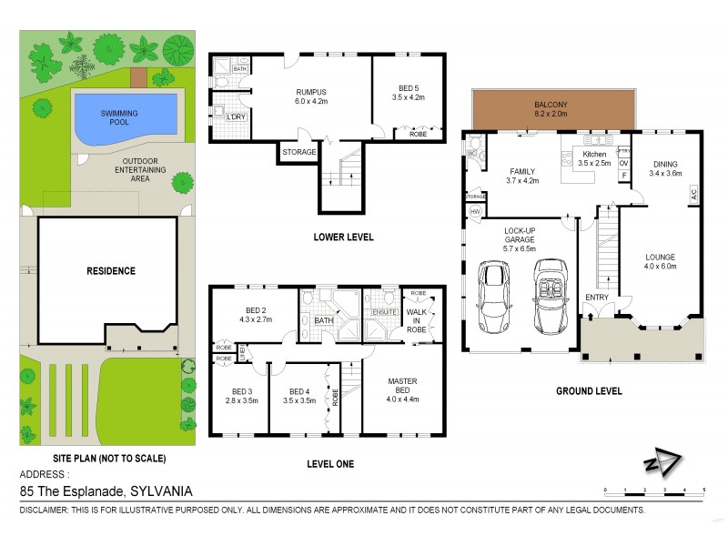 85 The Esplanade, Sylvania NSW 2224 Floorplan