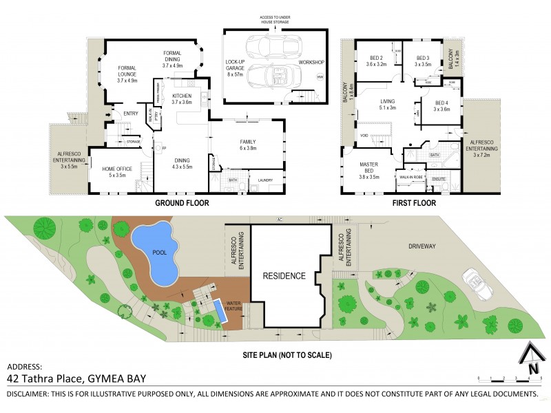 42 Tathra Place, Gymea Bay NSW 2227 Floorplan