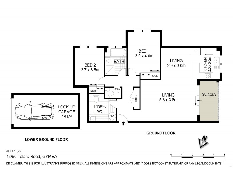 13/50 Talara Road, Gymea NSW 2227 Floorplan