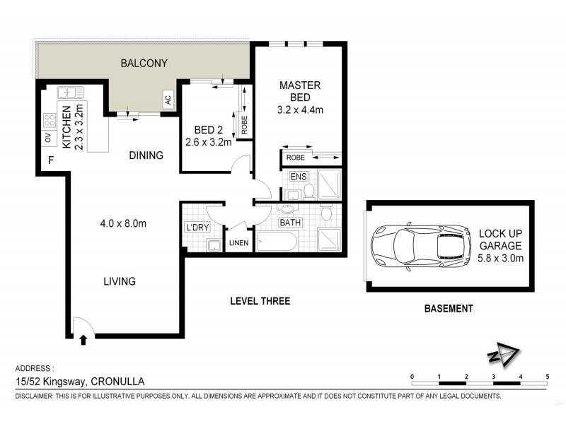 15/52 Kingsway, Cronulla NSW 2230 Floorplan