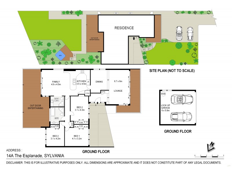 14A The Esplanade, Sylvania NSW 2224 Floorplan