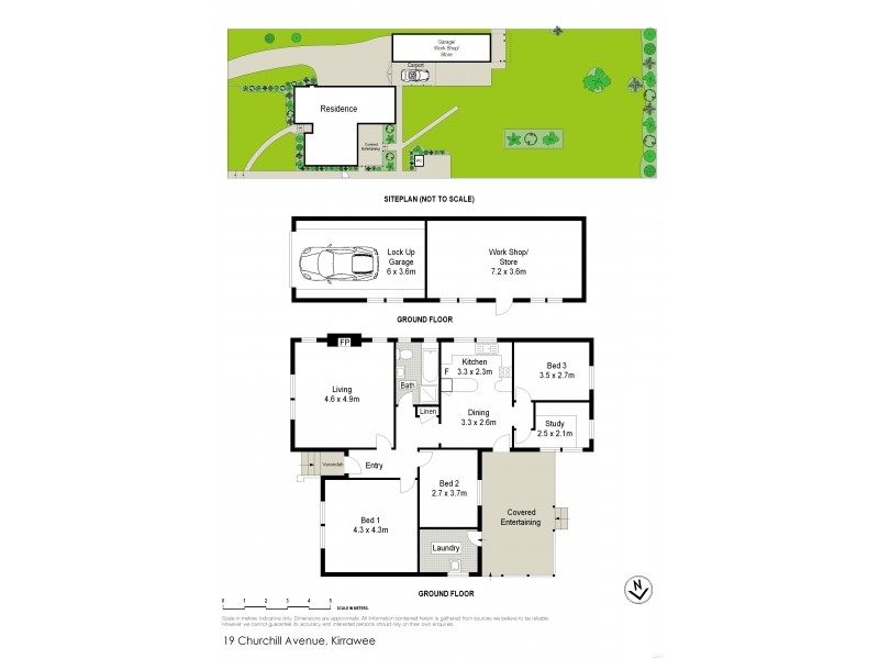 19 Churchill Avenue, Kirrawee NSW 2232 Floorplan